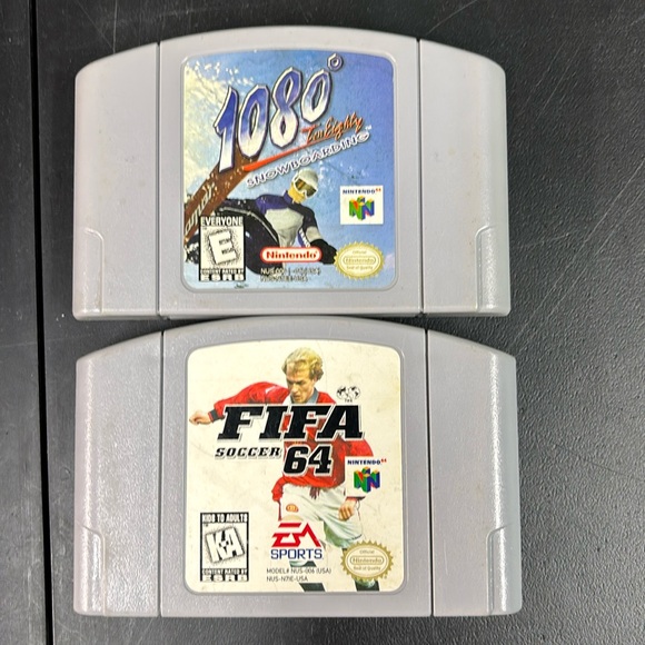 FIFA Soccer 64 & 1080 Snowboarding for Nintendo 64! - Picture 1 of 2